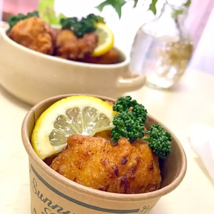 簡単ジューシー唐揚げ!〜洗い物なし〜